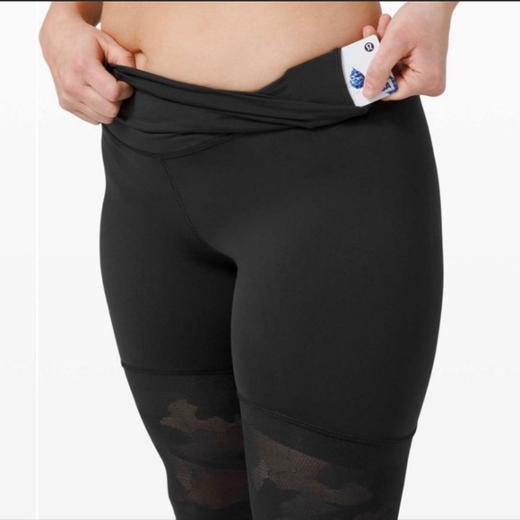 NWT Lululemon Sheer Will High-Rise Tight 28" 
Camo - Picture 3 of 9